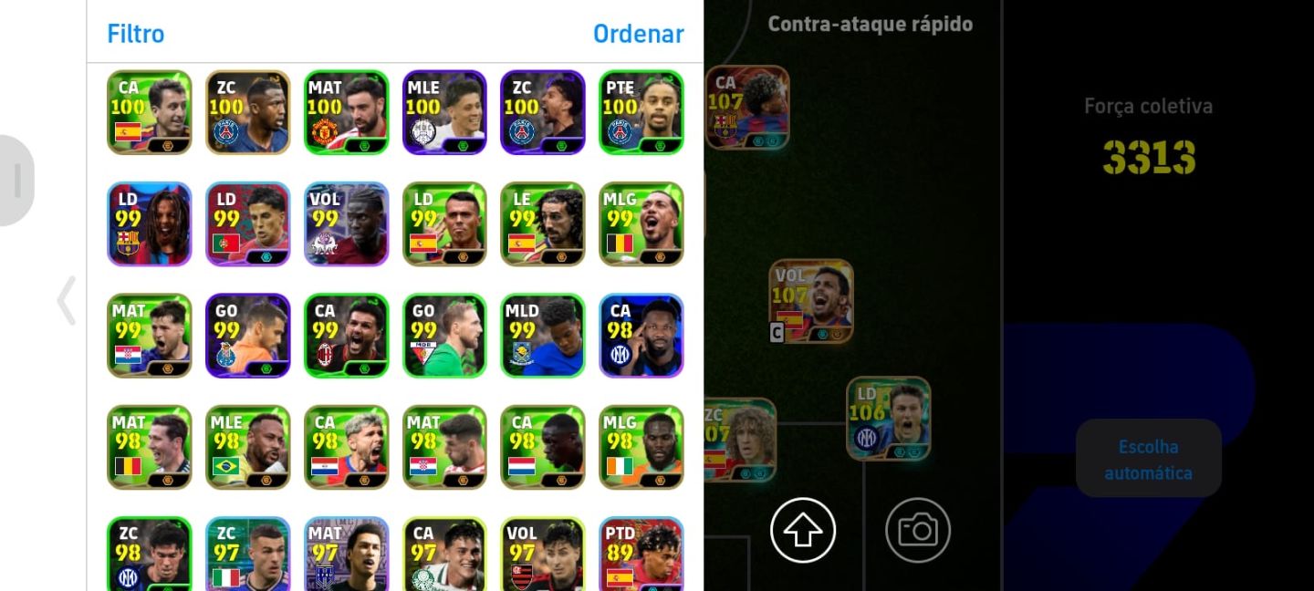 Conta de efootball móbile 3320