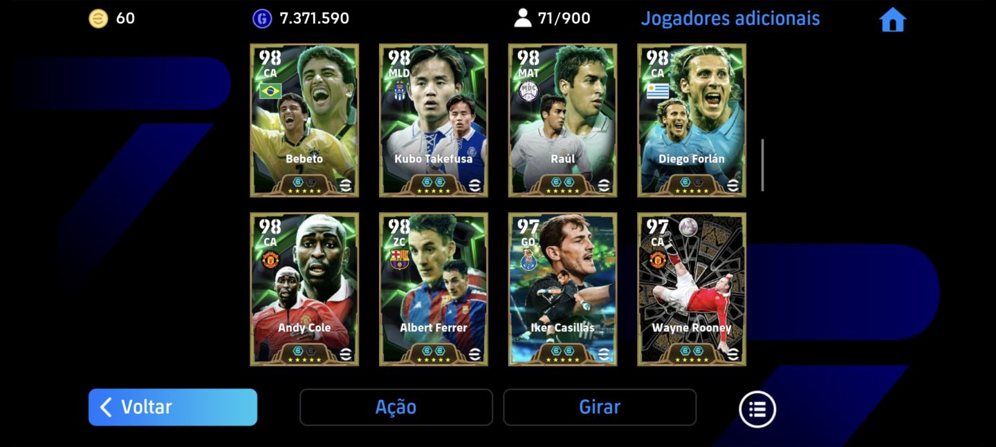 Conta Efootball Recheada Mobile