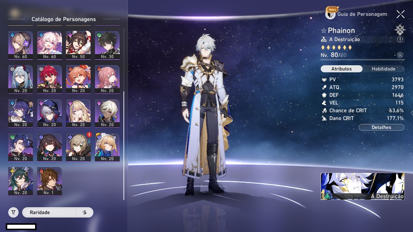 CONTA LVL 68 - HIMEKO NOVA E1 S2 / PHAINON S2 / CYRENE E2