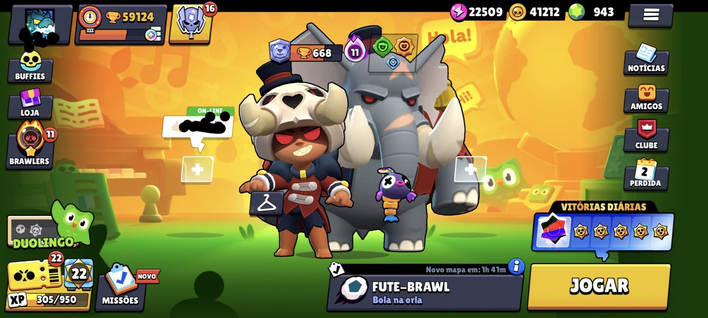 CONTA BRAWL STARS FULL 11 + 80 HIPERCARGAS
