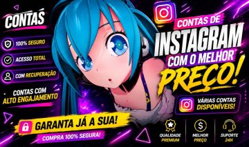 CONTAS DE INSTAGRAM ANTIGAS [2023, 2024] COM MELHOR PREÇO