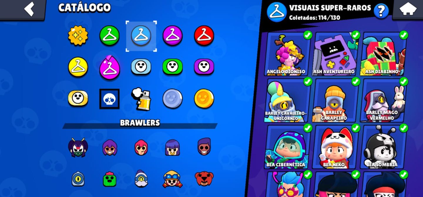Conta de Brawl stars mestre 3 rara