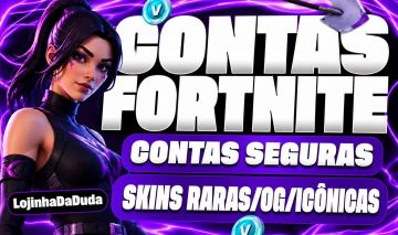 Contas Fortnite 100% Seguras | Skins Raras/OG/Icônicas | ENTREGA AUTOMÁTICA