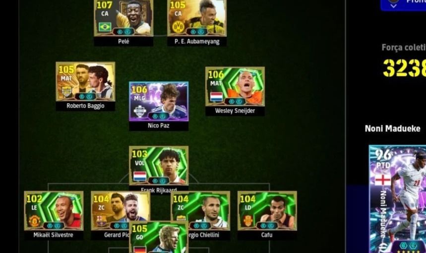 Conta efootball com pele brabo PC/XBOX
