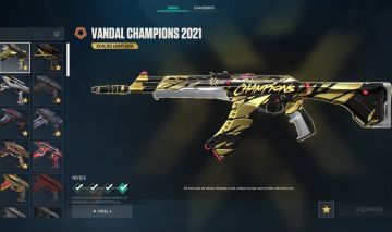 CONTA - PEAK RADIANTE - SKIN CHAMPIONS EXCLUSIVA