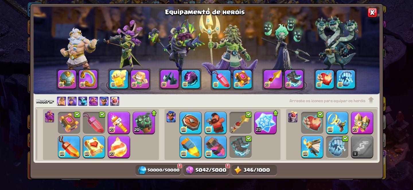 Conta full cv 18 , com muito recurso guardado