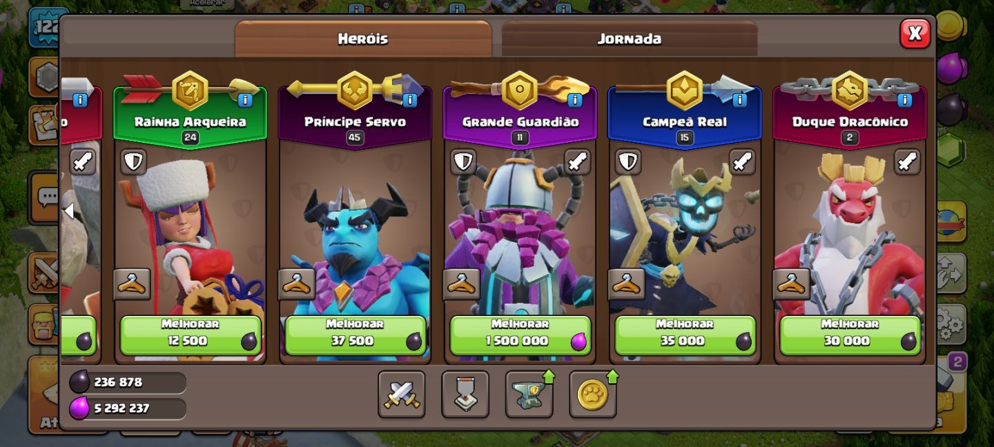 Conta clash of clans antiga upando do CV 17