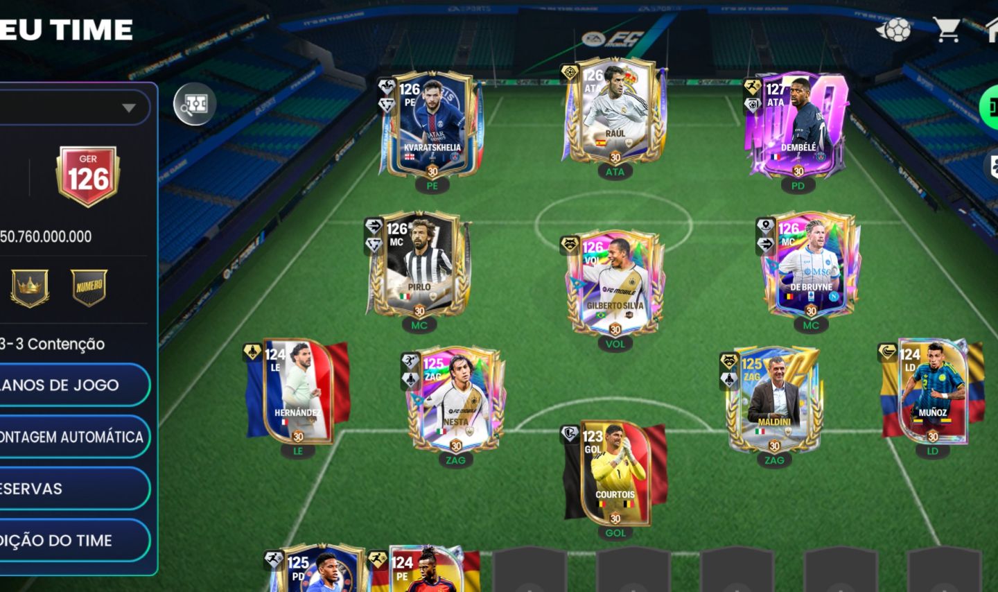 Conta fc mobile ovver 126