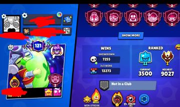 CONTA DE BRAWL STARS QUASE FULL (104/104) + 135k TROFÉUS + MESTRE + SKINS RARAS