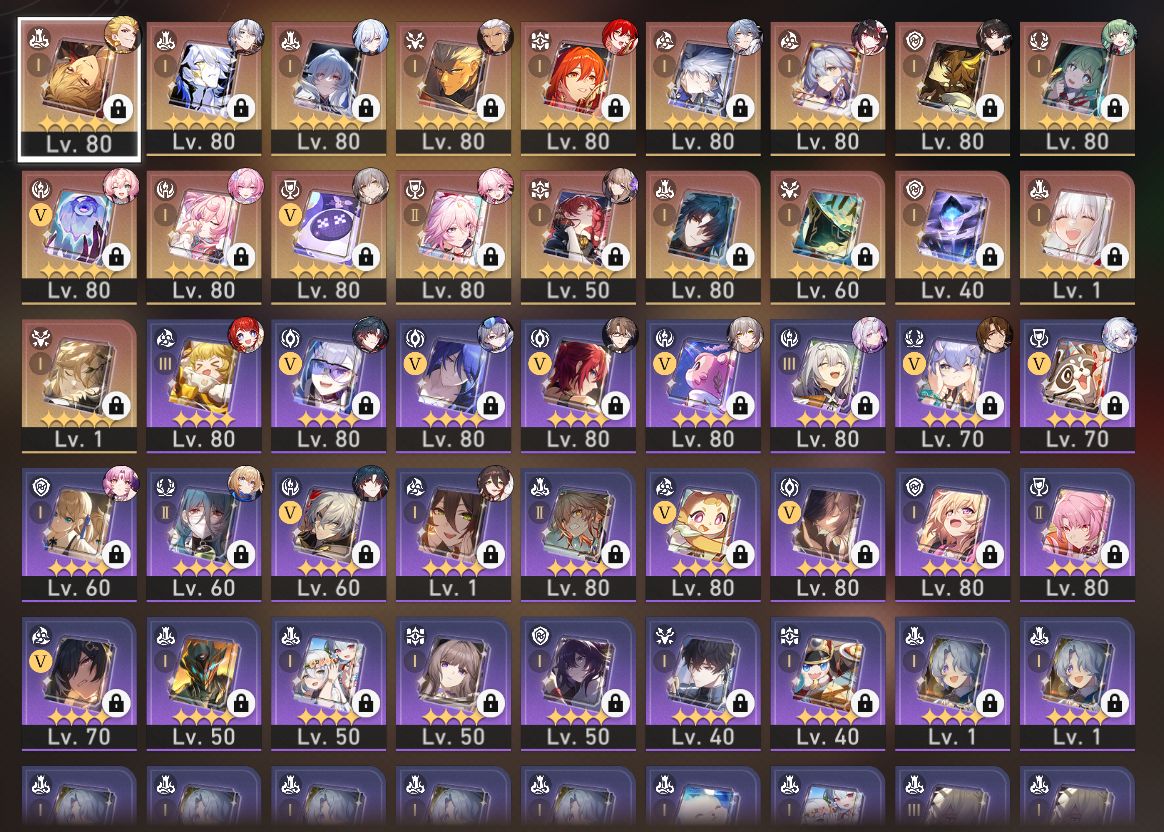 Conta HoYoverse | Genshin & HSR | YAE MIKO+ODETTE 20+T5 | HIMEKO E1S1 + 20+T5