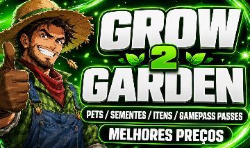 (50% OFF) GROW A GARDEN 2 -PETS/SEMENTES/ITENS/GAMEPASS PASSES