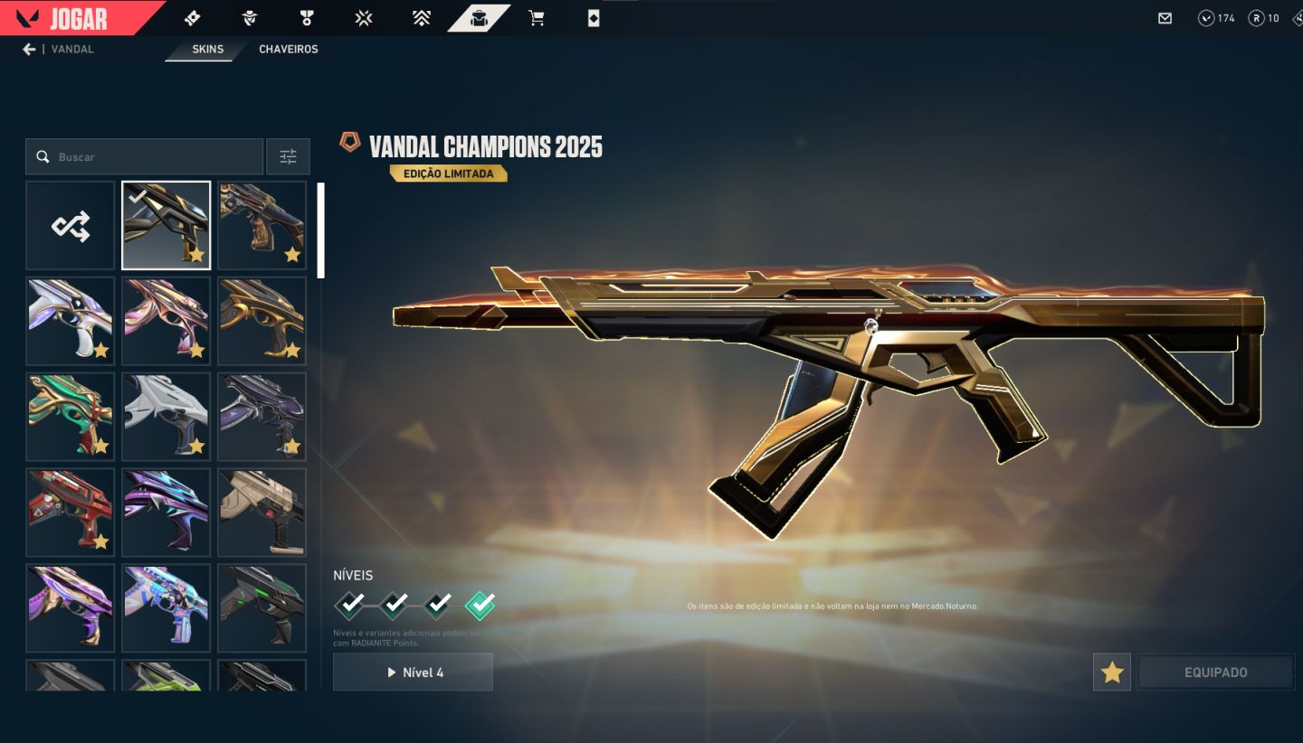 CONTA COM MUITAS SKINS, 2 CHAMPIONS E 1 FACA VCT