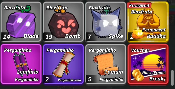 BLOX FRUITS | SKINS DE FRUTAS, ARCSTEEL MAGNETIC, VIBES FRAME BREAK melhor preço