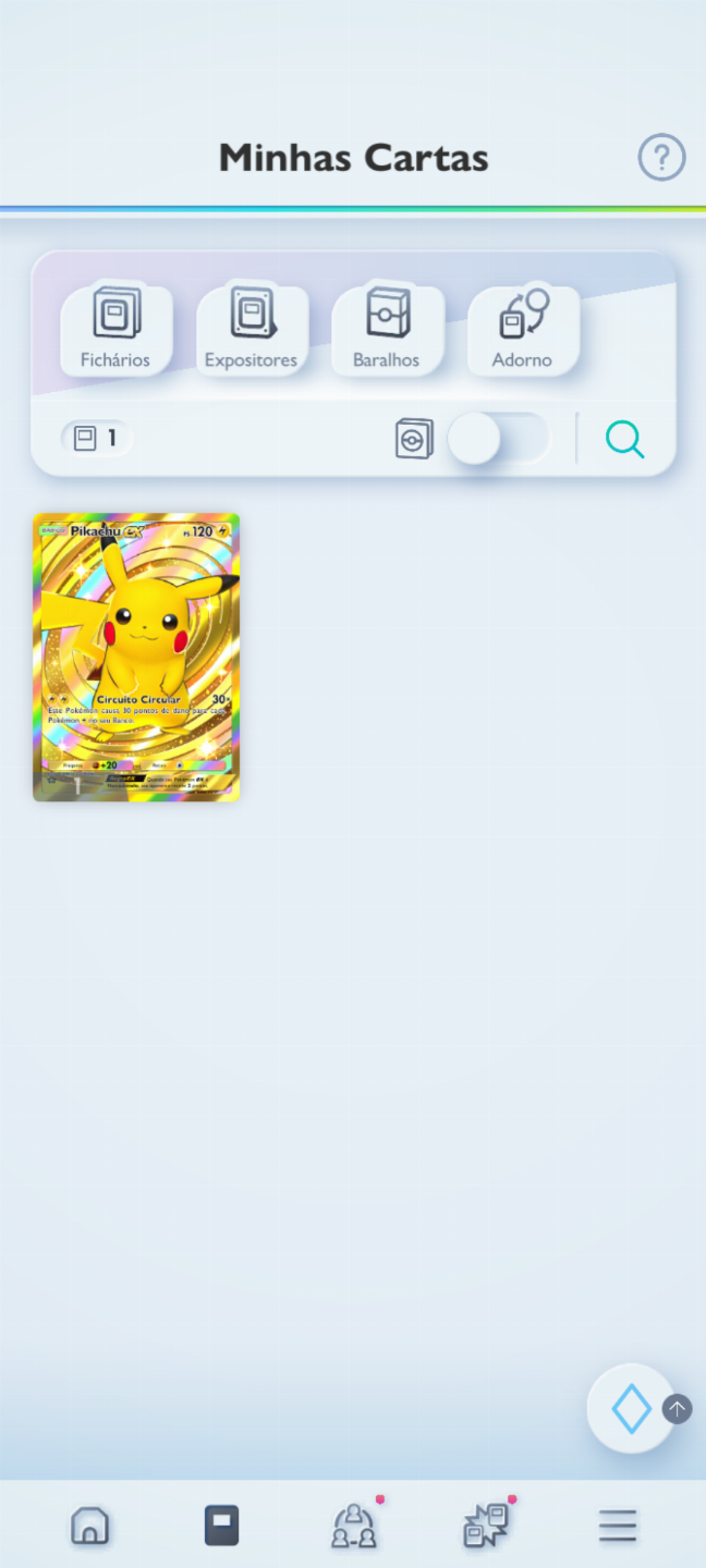Conta Pokémon TCG - NV 35 com mais de 3k cartas, Pikachu Dourado e muito mais!