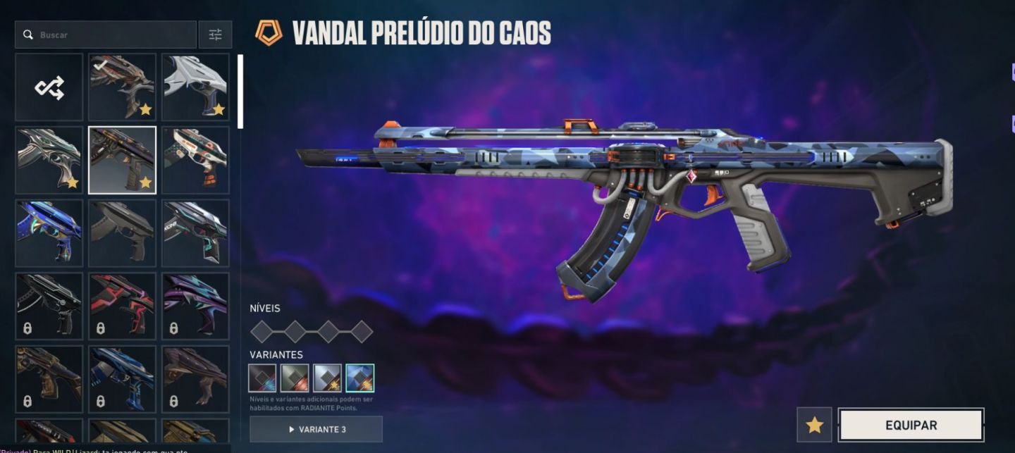 Conta Valorant Ex IMORTAL com skins
