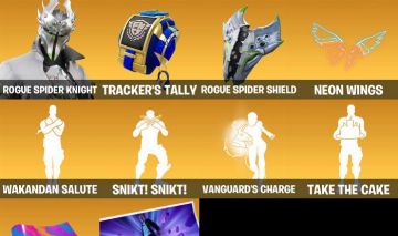 144 SKINS - ROGUE SPIDER - FULL TRYHARD - HEROINA - 1300 VBUCKS
