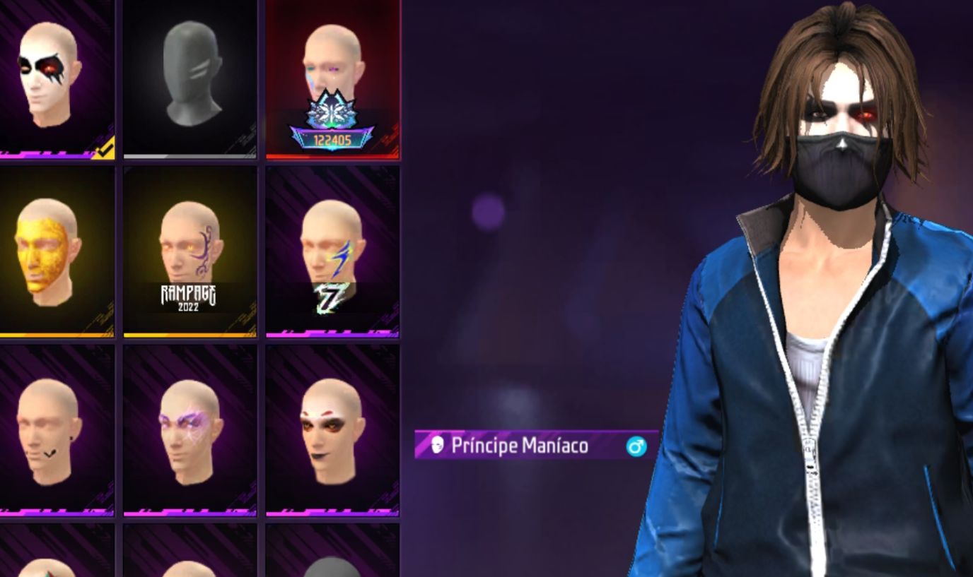 Conta de free fire com itens antigos, várias skins, contem vários passes.