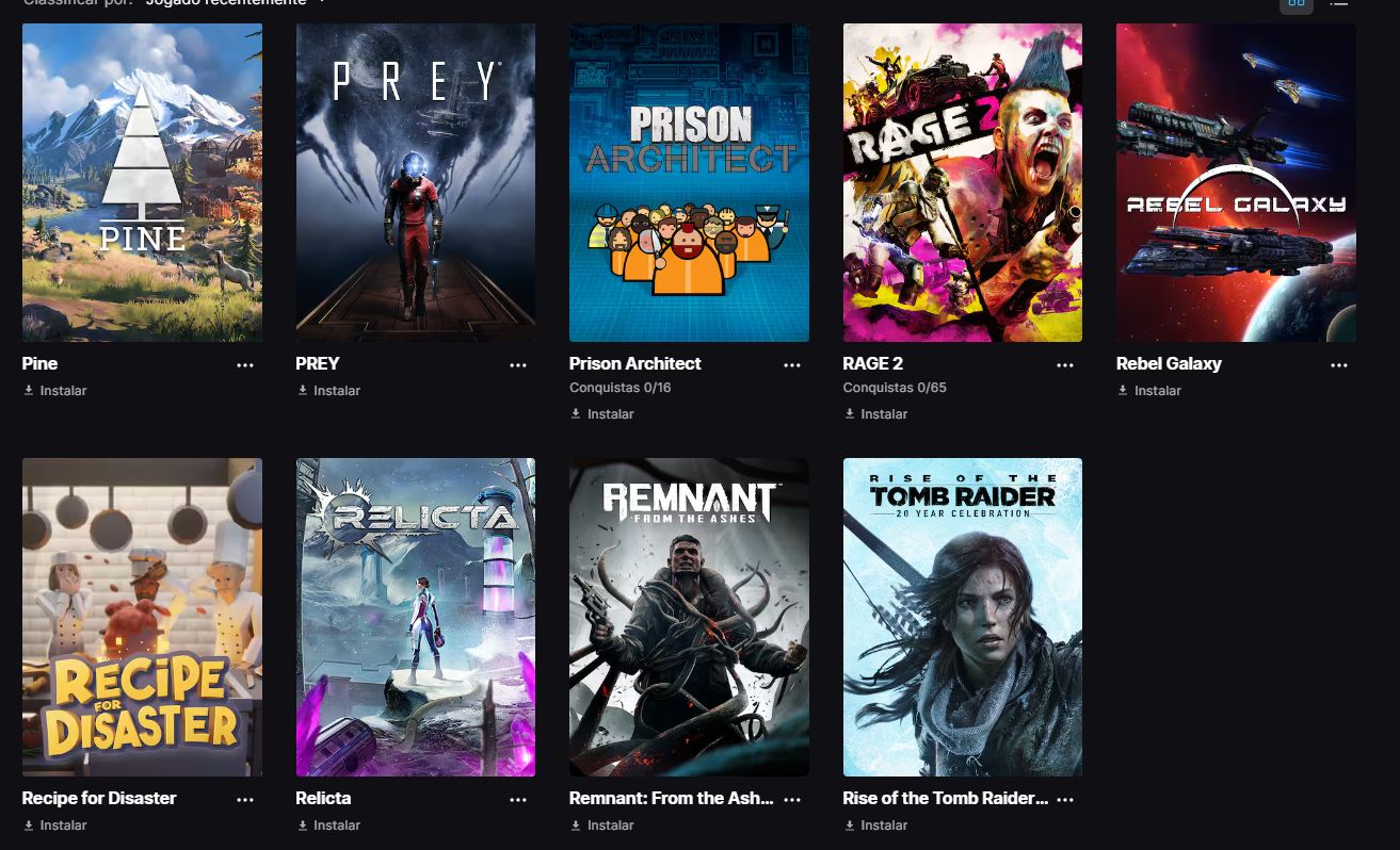 CONTA EPIC DIVERSOS JOGOS! DEATH STRANDING, TRILOGIA TOMB RAIDER E MUITO MAIS!!