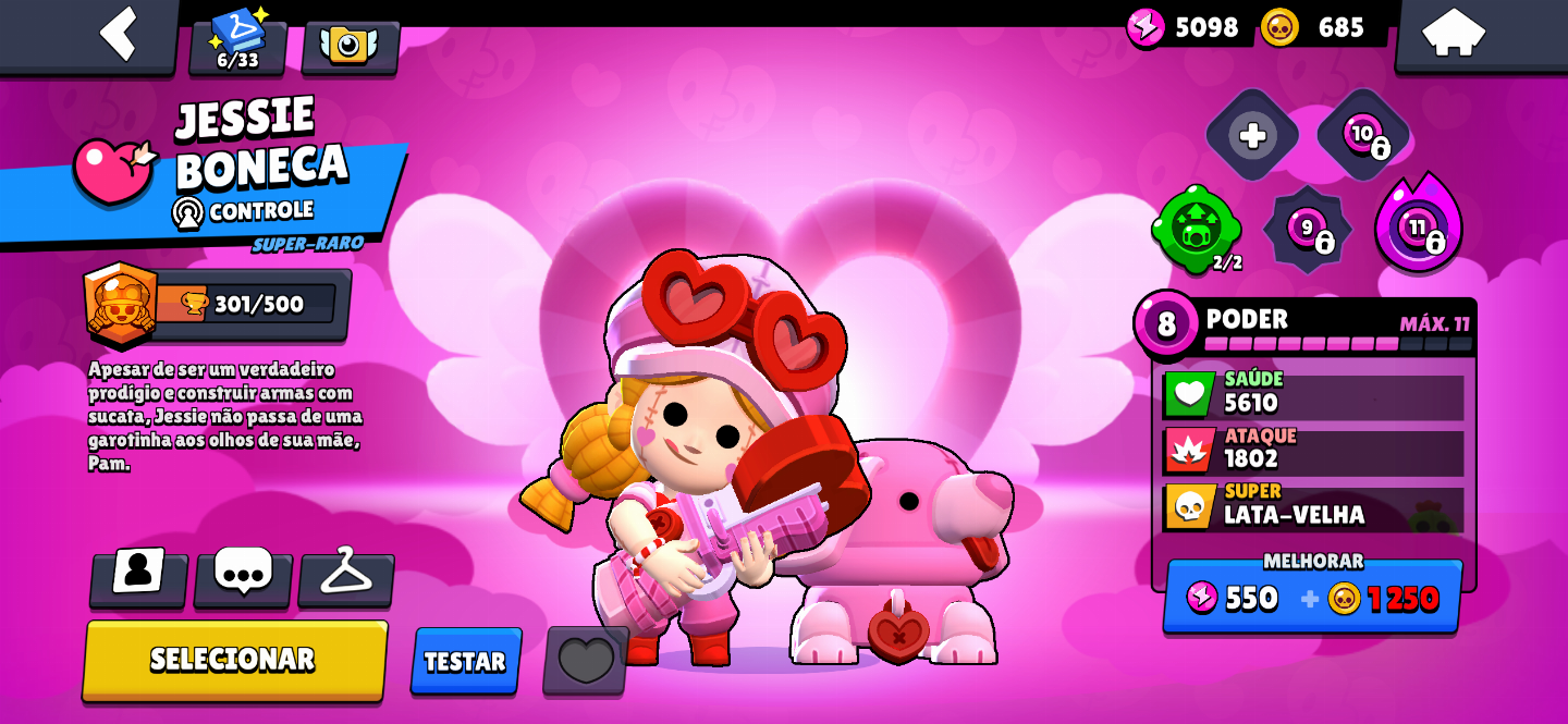 CONTA BRAWL STARS RARA (CRIADA EM 2020) 13.3K TROFÉUS | 112 SKINS