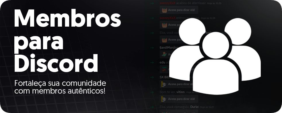 Membros discord 100% reais