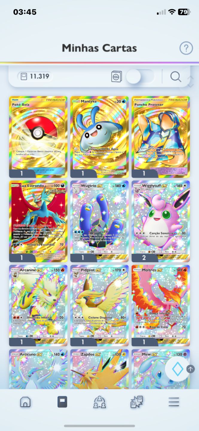 Conta Pokémon tcgpocket(Leia a descrição)
