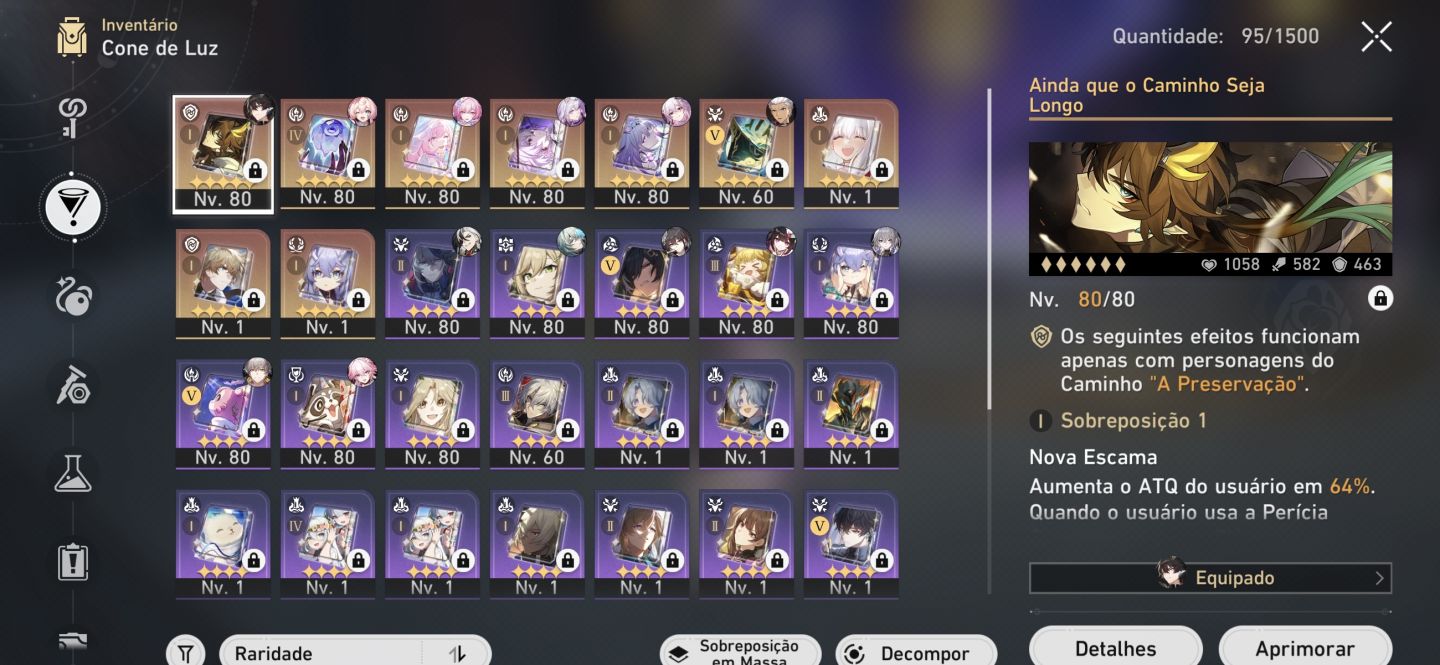 Conta end game honkai