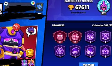 Conta Brawl Stars Upada Raríssima de 2019 + de Clash Royale Elegante