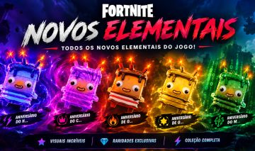 Novos elementais de aniversário, pelo melhor preço da ggmax!!