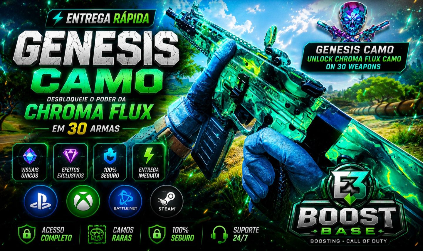 Campanha Coop Bo7 Genesis 30 Armas na Sua Conta | Login Qr Code | sem Senha