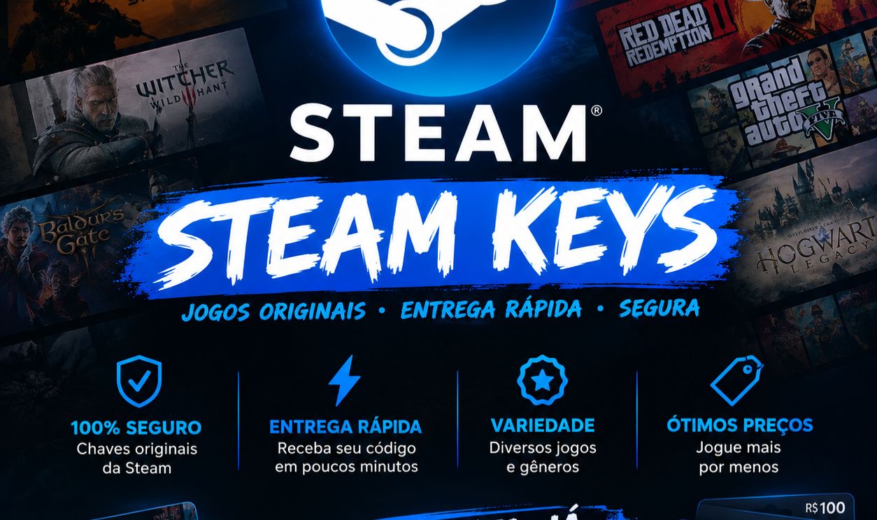 STEAM KEYS ALEATÓRIAS JOGOS SURPRESA!