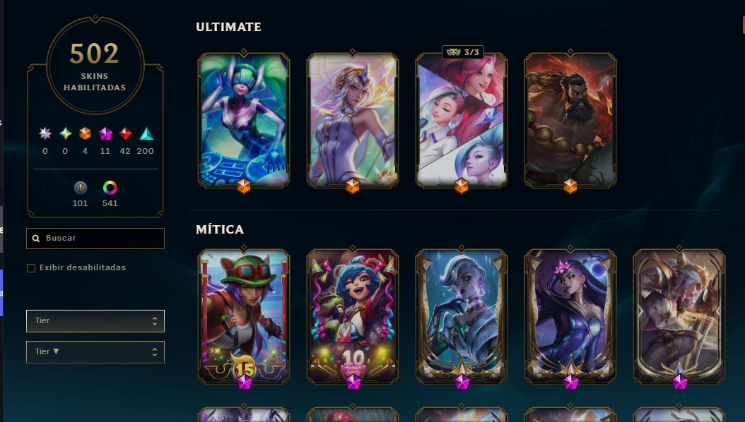 502 skin conta Mestre LOL