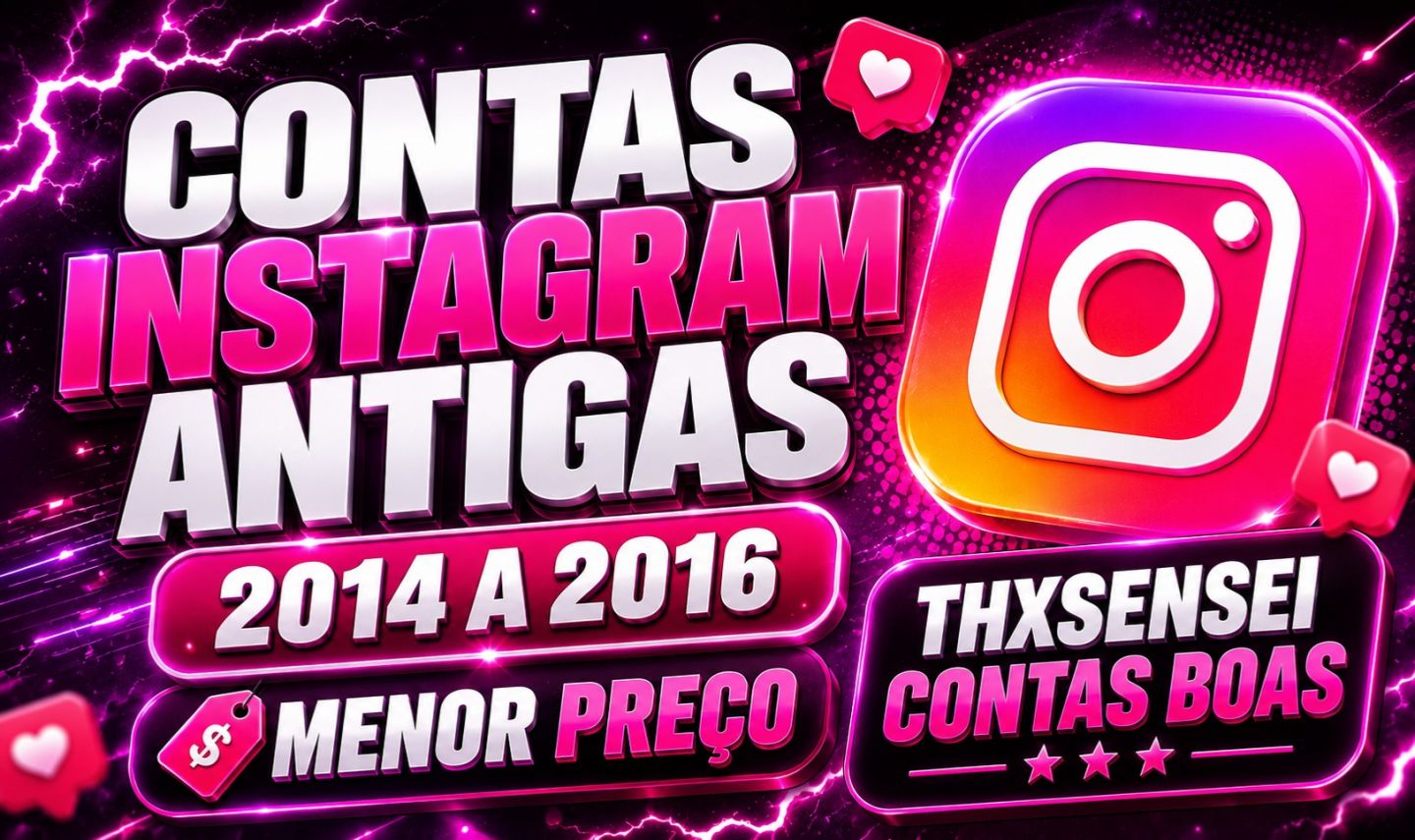 [MENOR PREÇO] Contas Instagram antigas - 2014 a 2026 - CONTAS RESISTENTES e BOAS