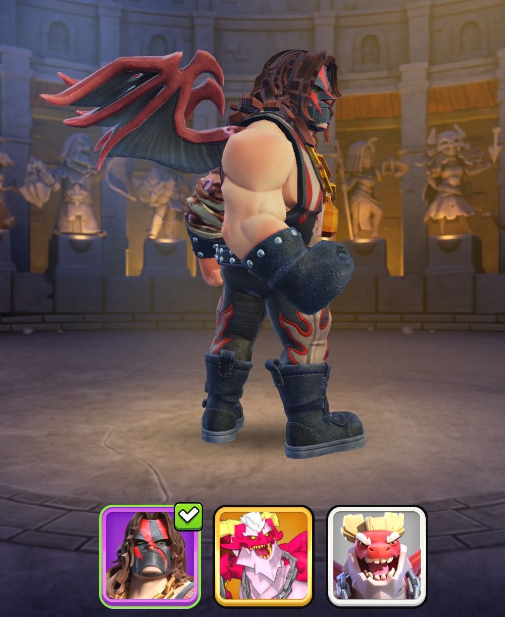 CONJUNTO WWE 2.0 COM SKIN EXCLUSIVA DO REI SAMURAI