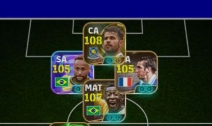 CONTA EFOOTBALL SEMI-FULL! NEYMAR BLITZ + PELÉ PRIME + CANTONA + DIEGO COSTA E++