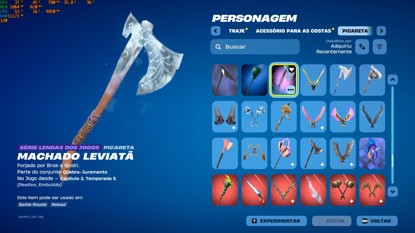 CONTA FORTINITE SKINS LARA CROFT + MACHADO LEVIATAN - salve mundo fundador