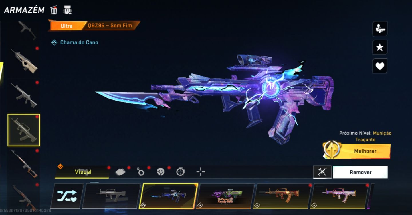 Conta blood strike faca EVO 3 eterna