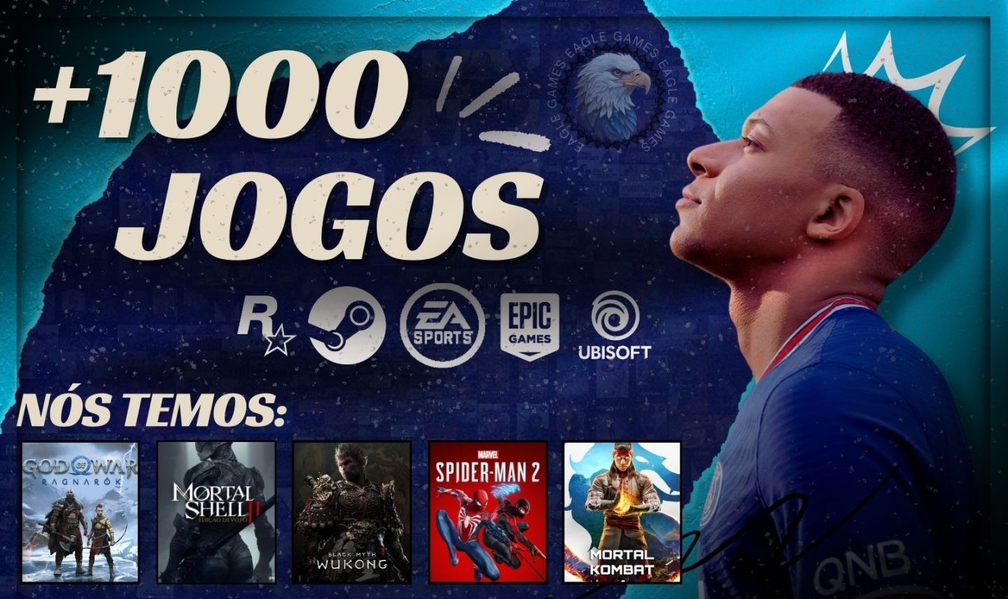 MAIS DE 1000 JOGOS - LANÇAMENTOS E CLÁSSICOS STEAM - CONTAS OFFLINE