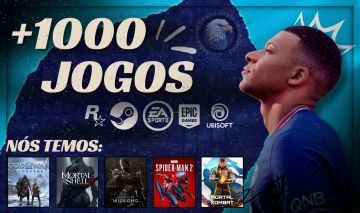 MAIS DE 1000 JOGOS - LANÇAMENTOS E CLÁSSICOS STEAM - CONTAS OFFLINE