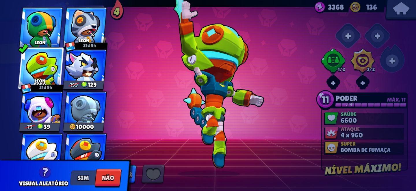 CONTA BRAWL STARS COM 23K TROFÉUS ACUMULADOS E 54 BRAWLERS DISPONÍVEIS