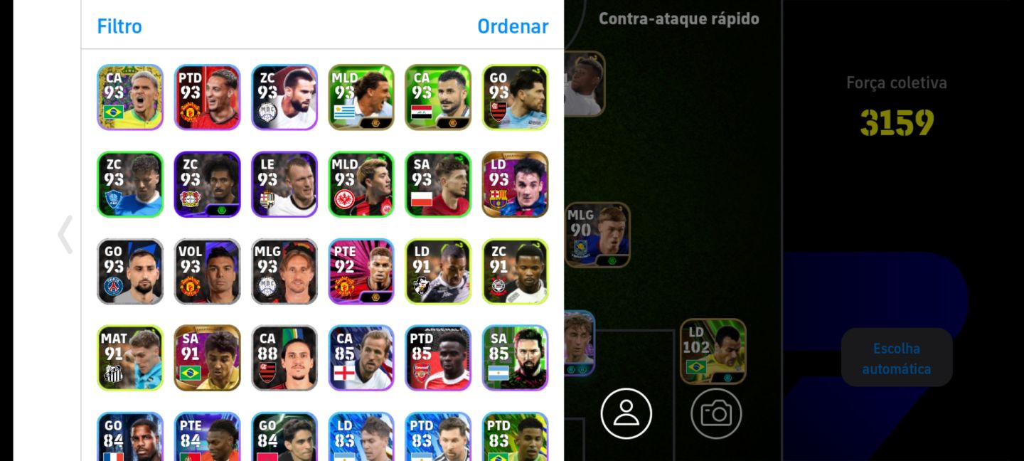 Conta efootball top, antiga boa pra amassar seus amigos com várias lendas