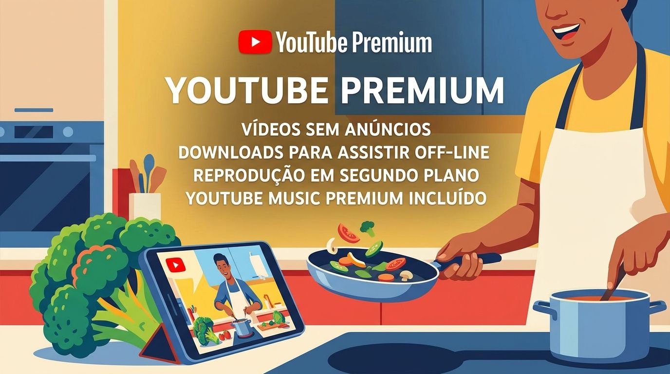 O MAIS BARATO | YOUTUBE PREMIUM + MUSIC | 1 MÊS NO SEU GMAIL | VIA CONVITE