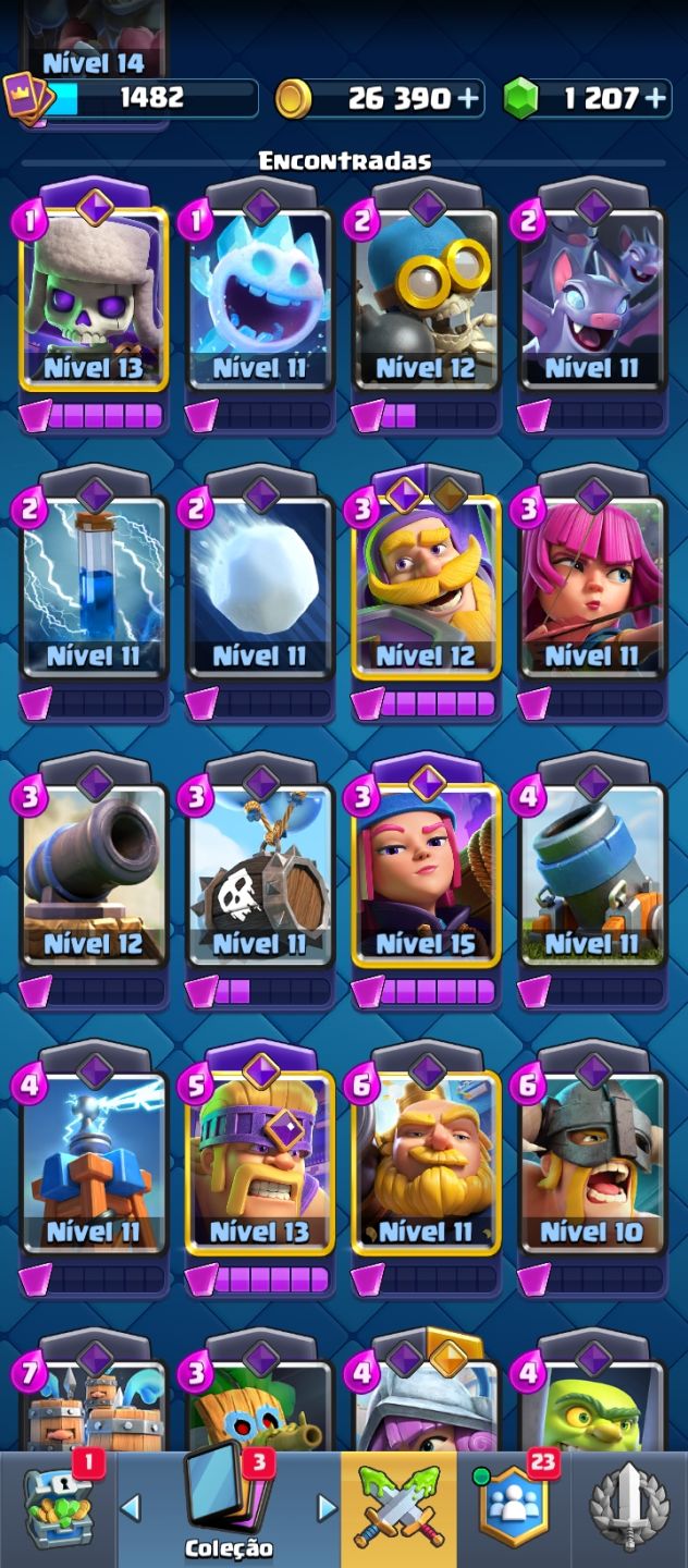 CONTA CLASH ROYALE