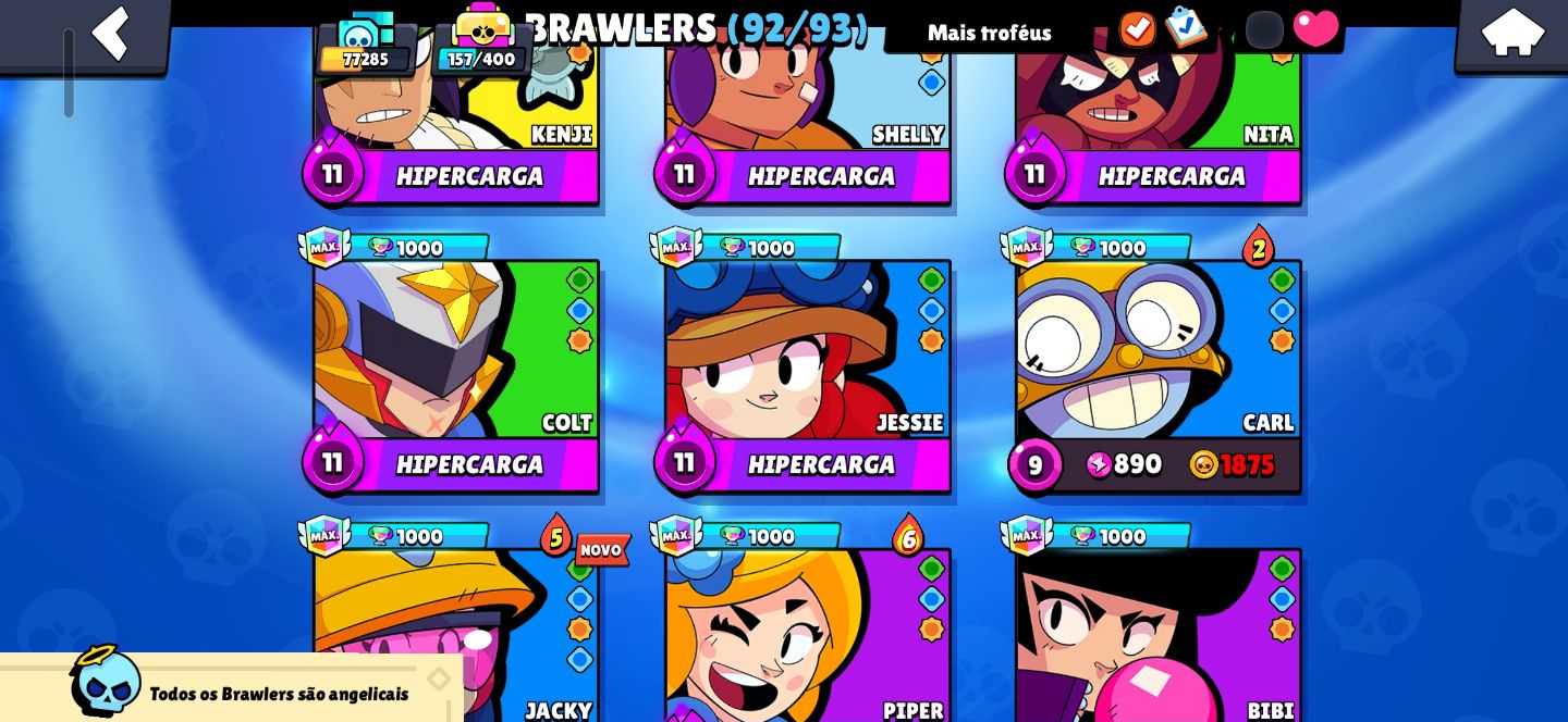 Conta supercell com clash e brawlstars muito upados
