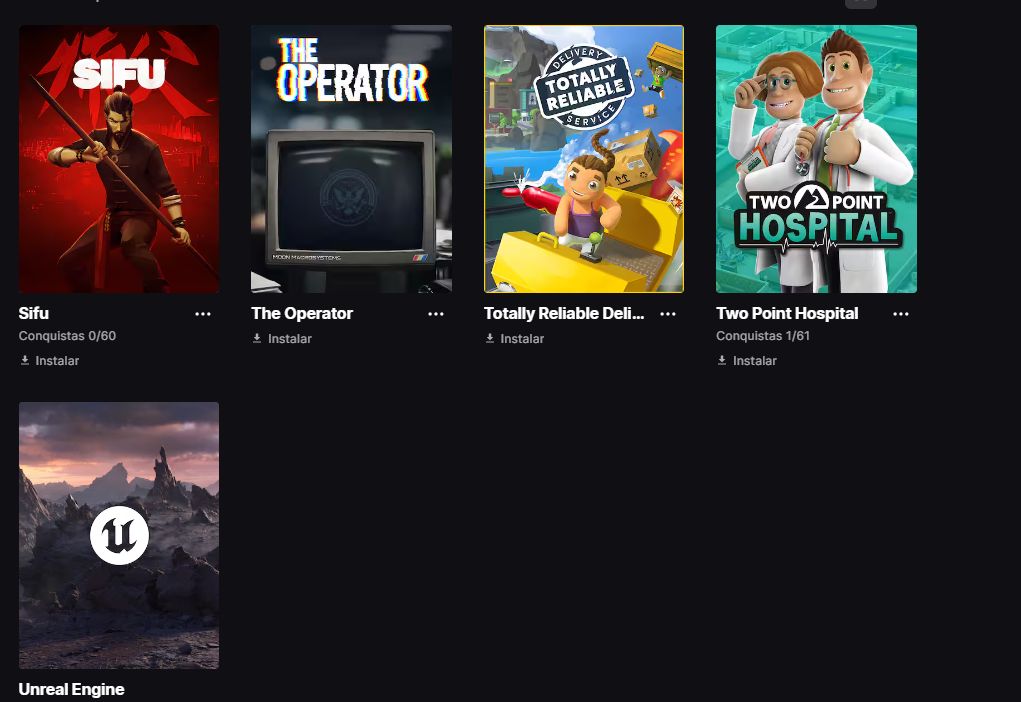 CONTA EPIC GAMES + GTA V ONLINE ENHANCED + VÁRIOS JOGOS