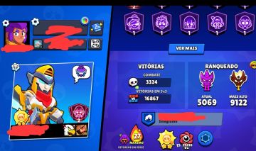(PROMOÇÃO IMPERDÍVEL) CONTA BRAWL STARS, 300 REAIS