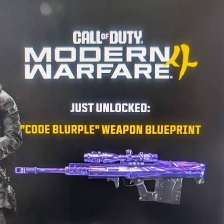 Call Of Duty Modern Warfare 4 MW4 Purple Weapon Blueprint TODAS AS PLATAFORMAS