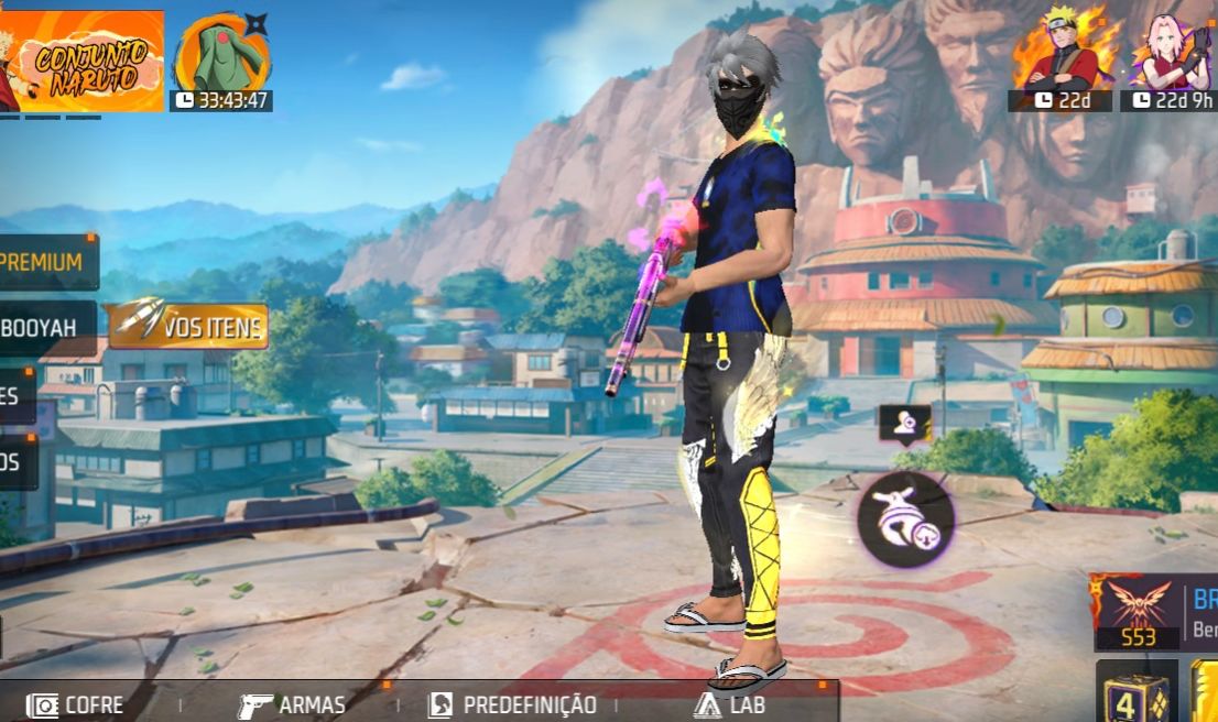 CONTA FREE FIRE | LEVEL 66