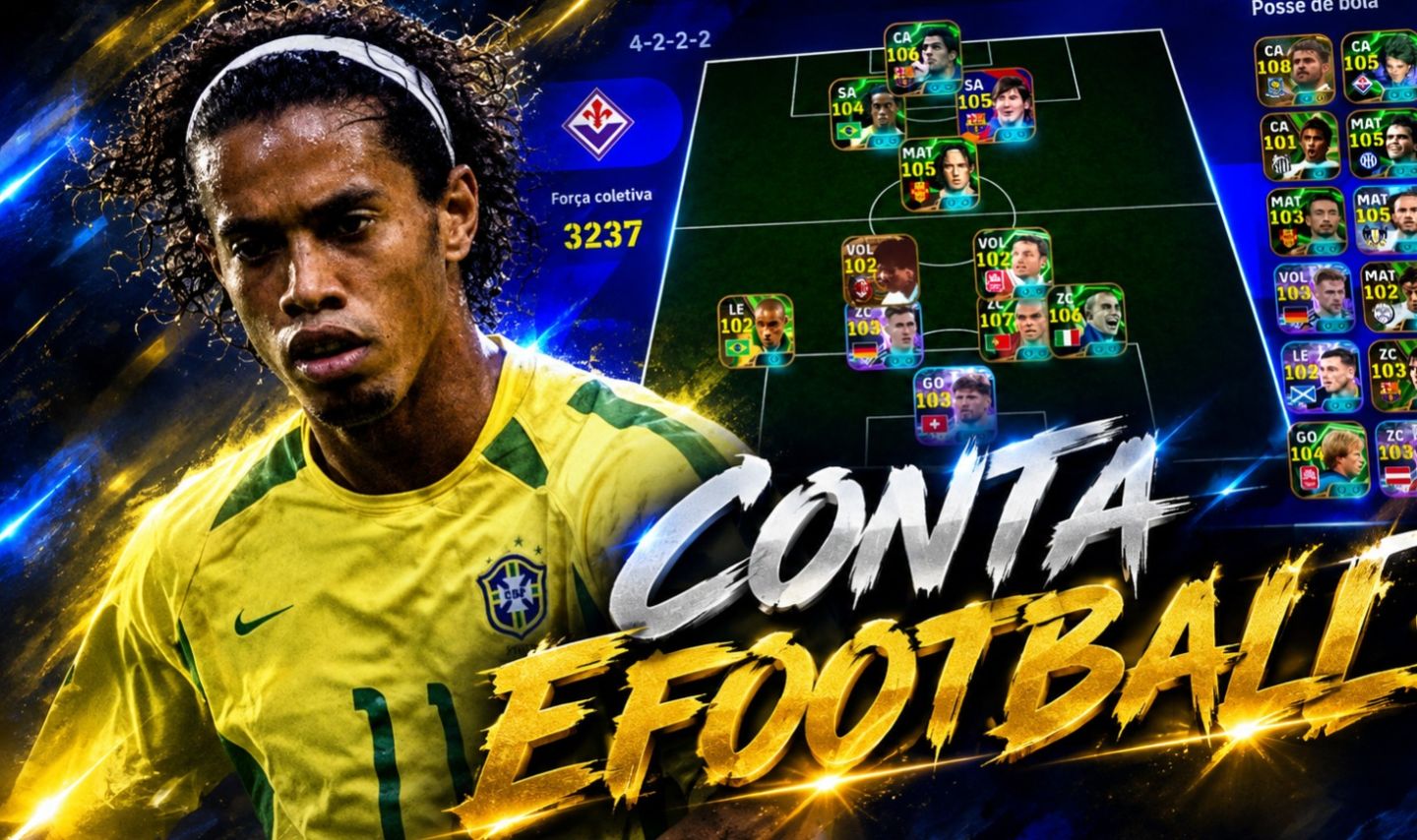 Efootball 2027 | Conta 3230+ | Ronaldinho Gaúcho e Suarez ÉPICOS !!
