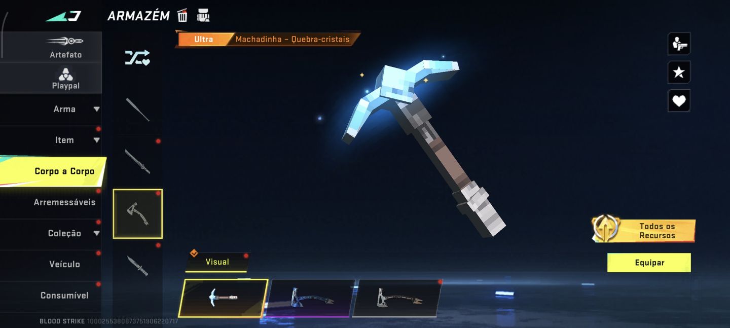 Conta Bloodstrike picareta Bloocstrike Ran e Nova Eterna!