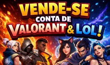 CONTA VALORANT/LOL FULL ACESSO 7K + GASTOS